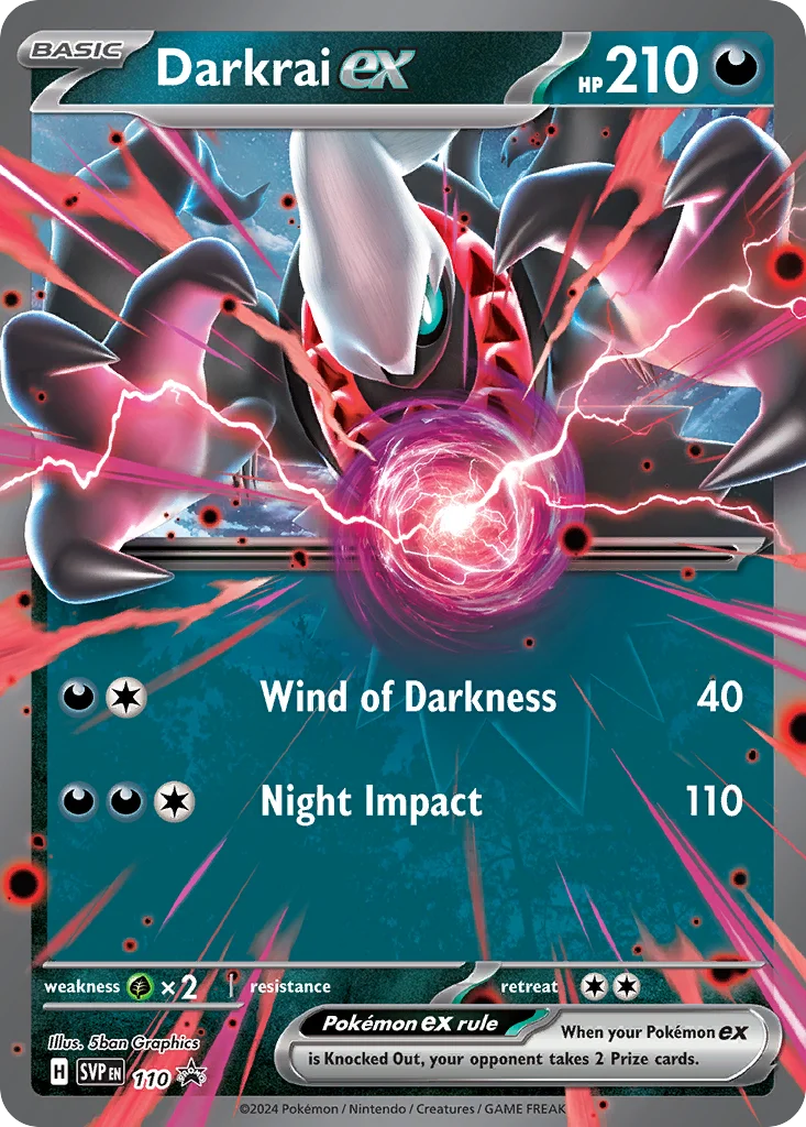 Darkrai ex Pokemon card