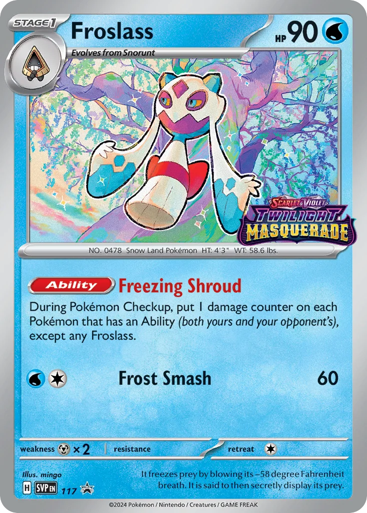 Froslass Pokemon card