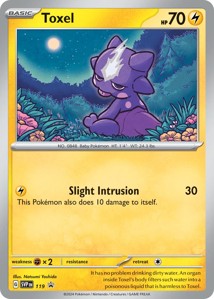 Toxel Pokemon card