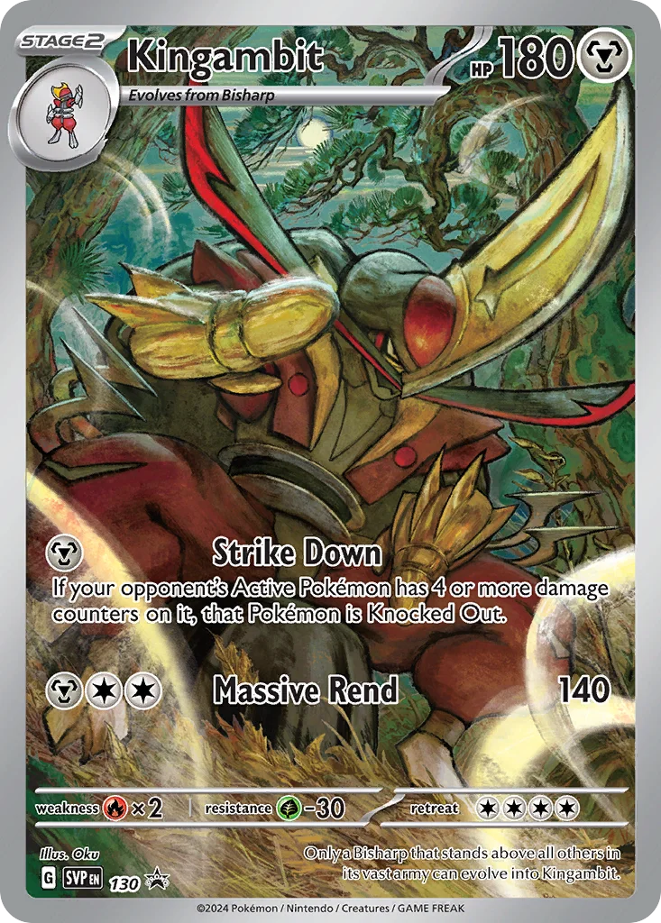 Kingambit Pokemon card