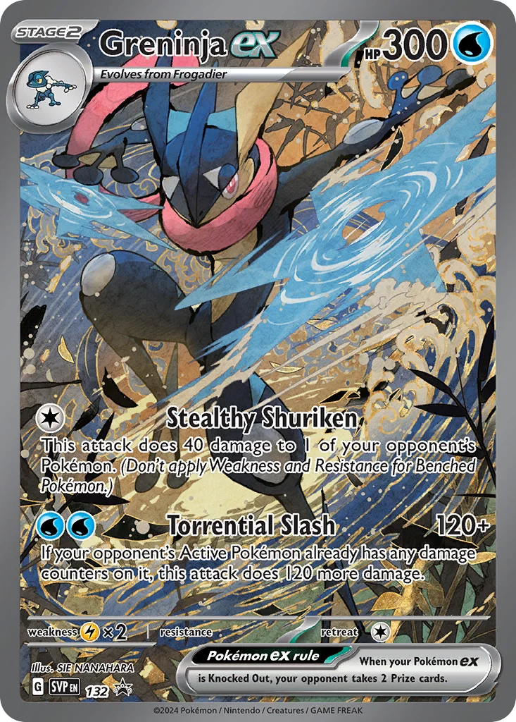Greninja ex Pokemon card