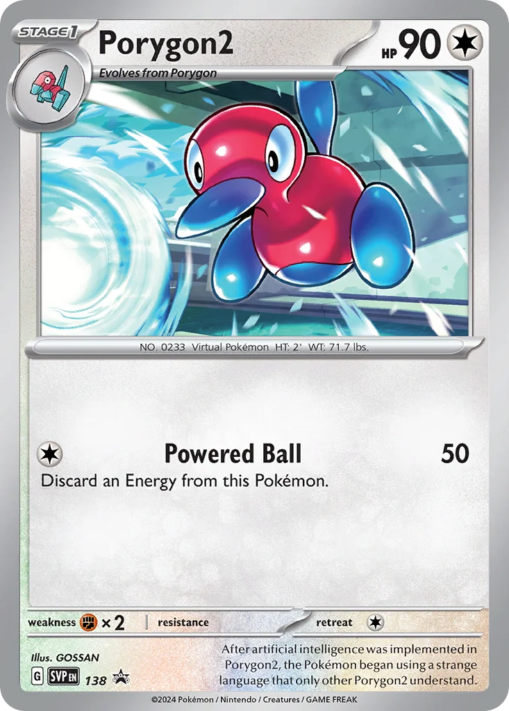 Porygon2 Pokemon card