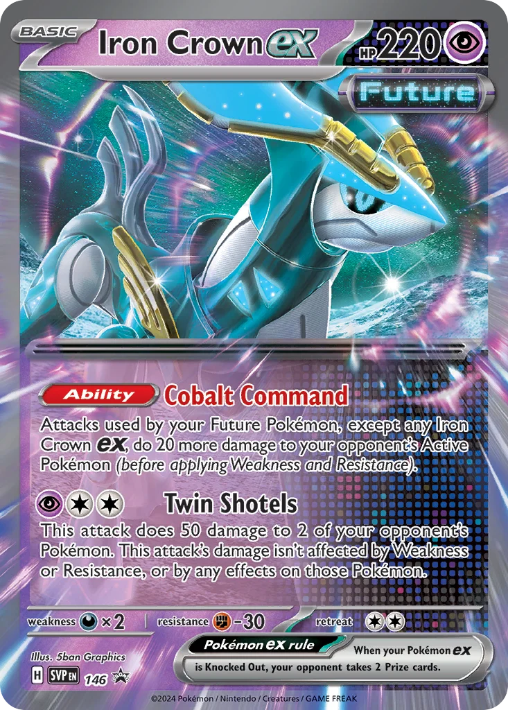 Iron Crown ex Pokemon card
