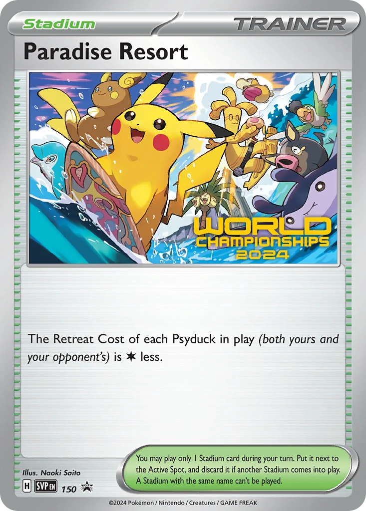 Paradise Resort Pokemon card