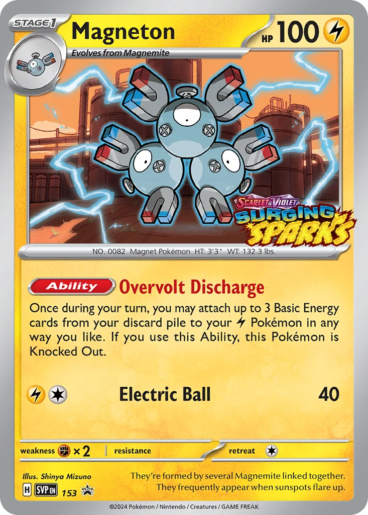 Magneton Pokemon card