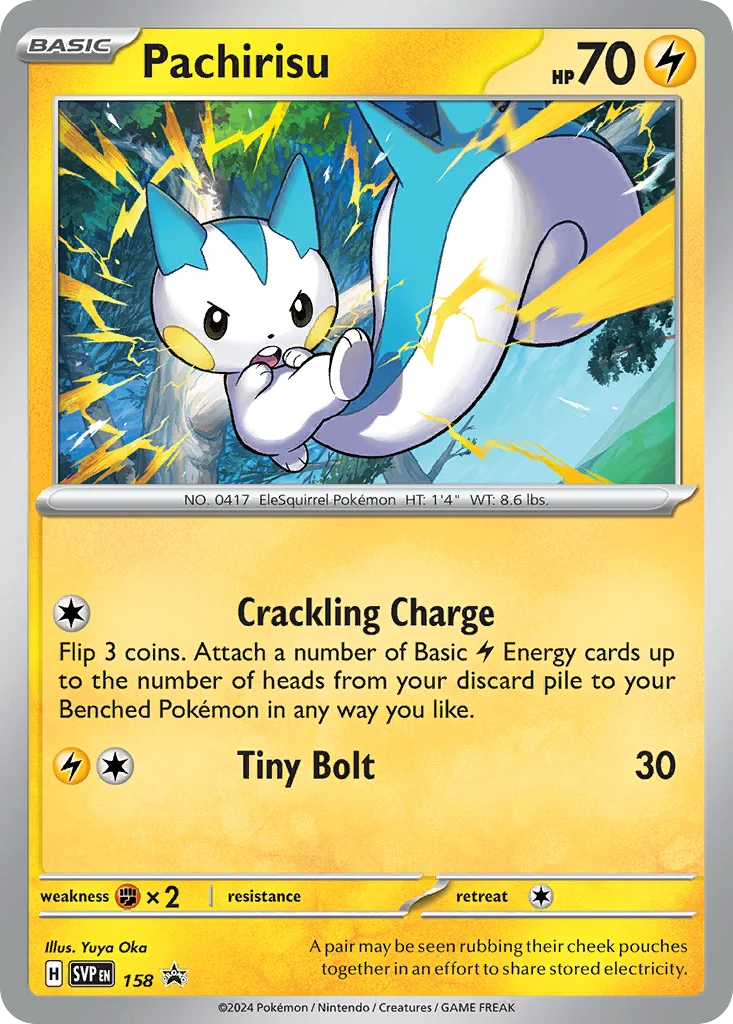 Pachirisu Pokemon card