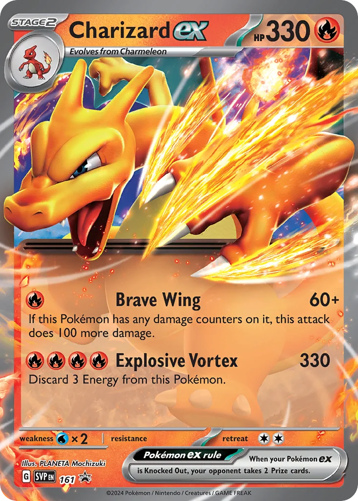 Charizard ex Pokemon card