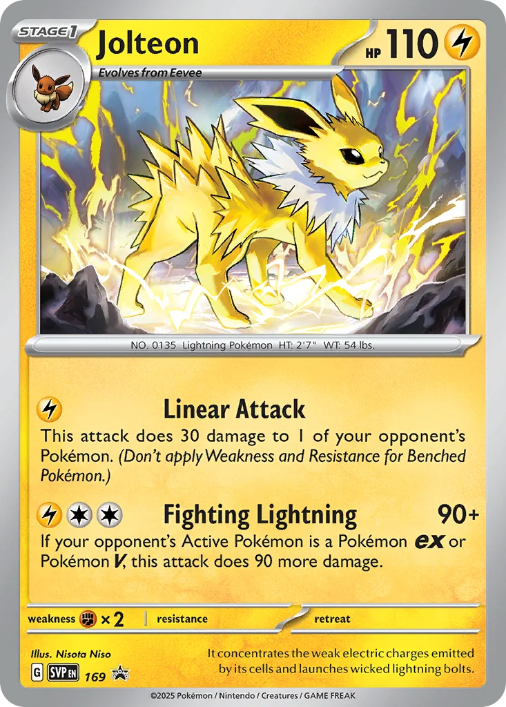 Jolteon Pokemon card