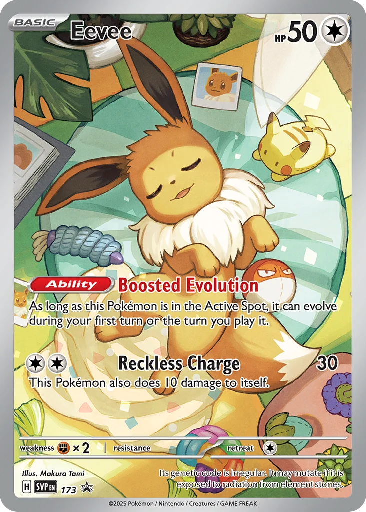 Eevee Pokemon card