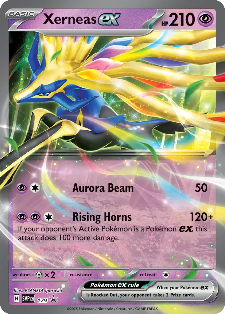 Xerneas ex Pokemon card