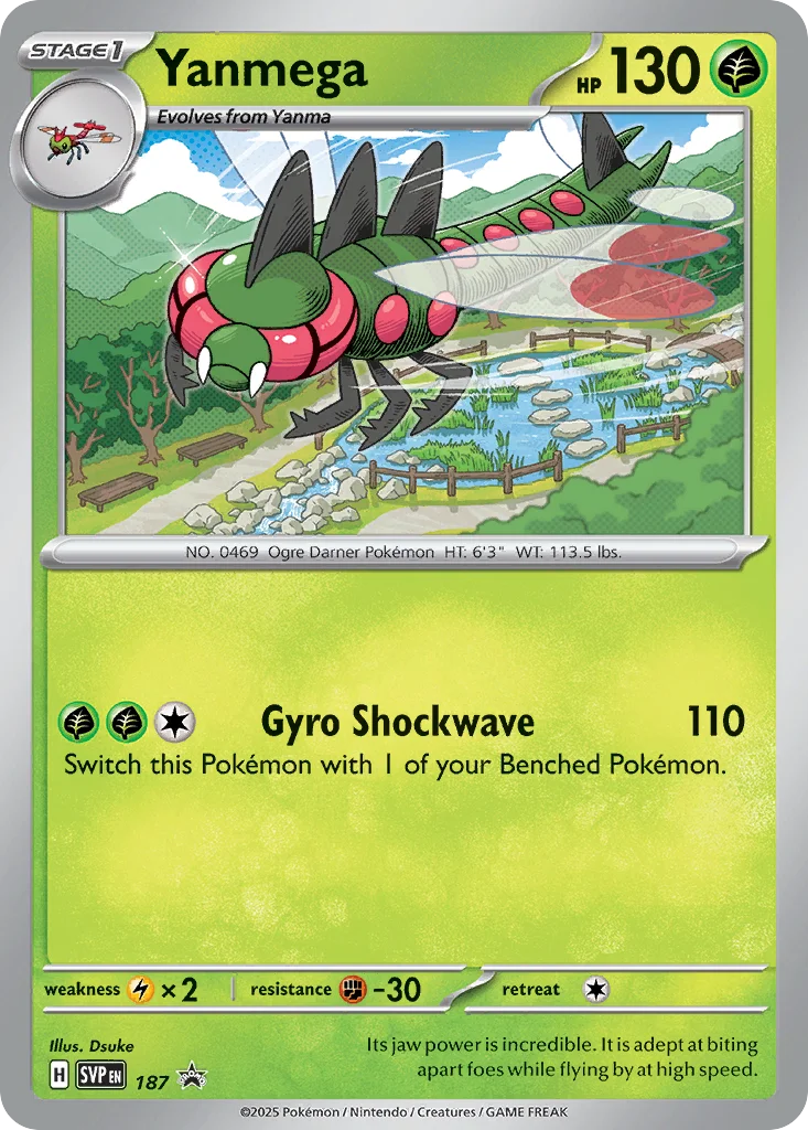 Yanmega Pokemon card