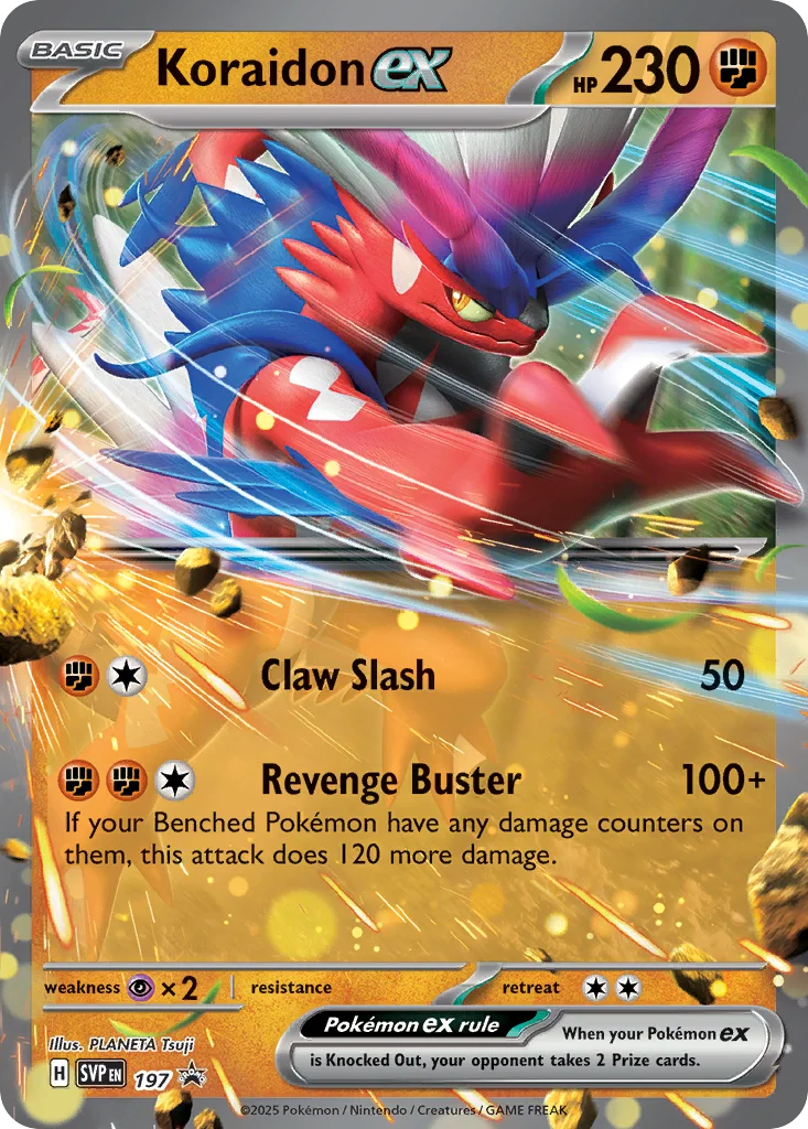 Koraidon ex Pokemon card
