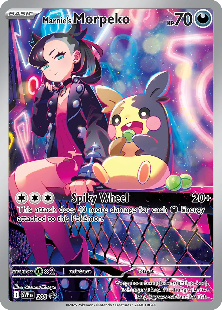 Marnie's Morpeko Pokemon card