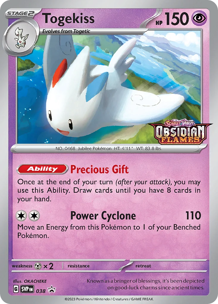 Togekiss Pokemon card