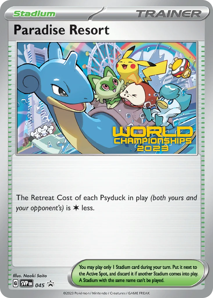 Paradise Resort Pokemon card