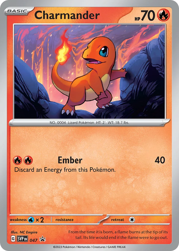 Charmander Pokemon card