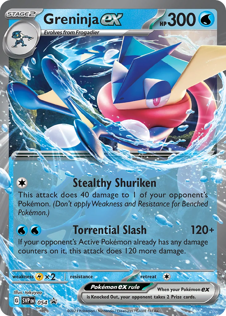 Greninja ex Pokemon card