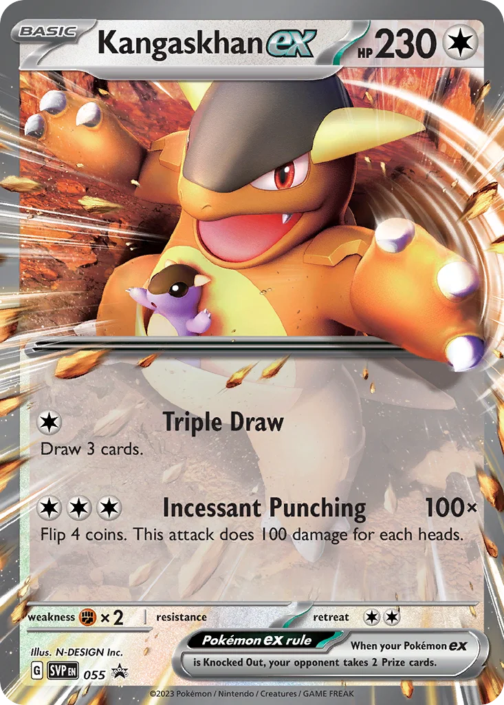 Kangaskhan ex Pokemon card