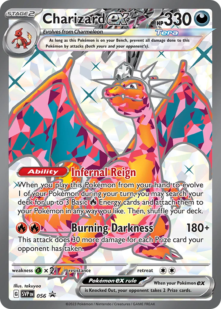 Charizard ex Pokemon card