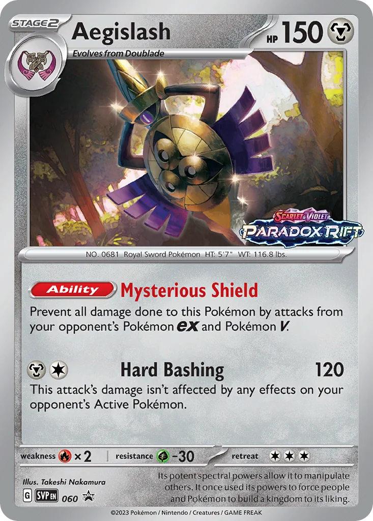 Aegislash Pokemon card