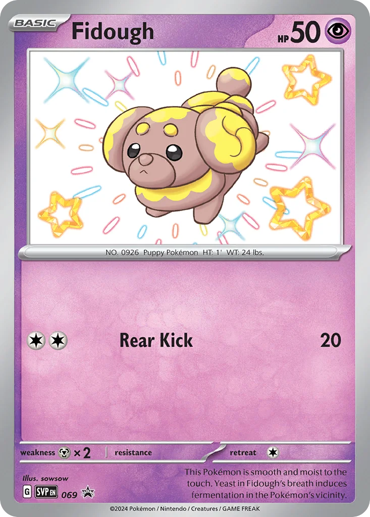 Fidough Pokemon card