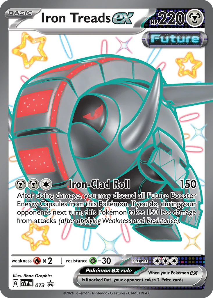 Iron Treads ex Pokemon card