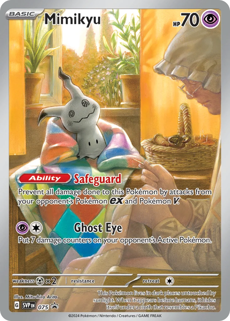 Mimikyu Pokemon card