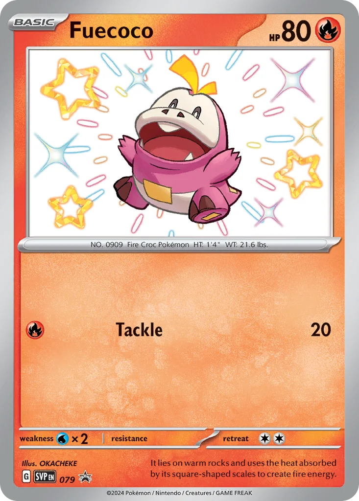 Fuecoco Pokemon card