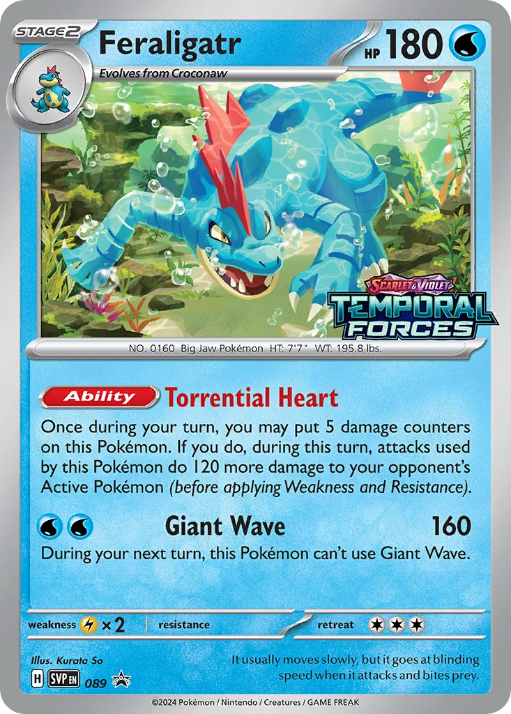 Feraligatr Pokemon card