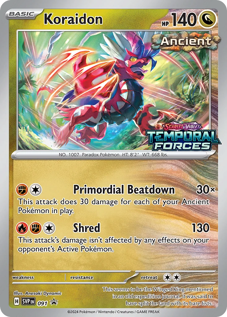 Koraidon Pokemon card