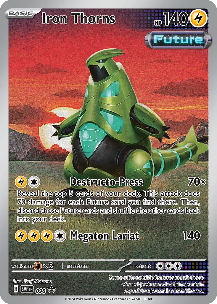 Iron Thorns Pokemon card