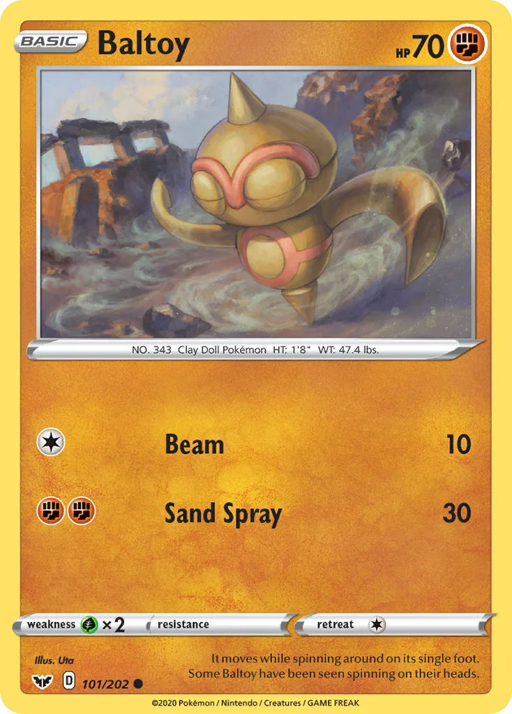 Baltoy Pokemon card
