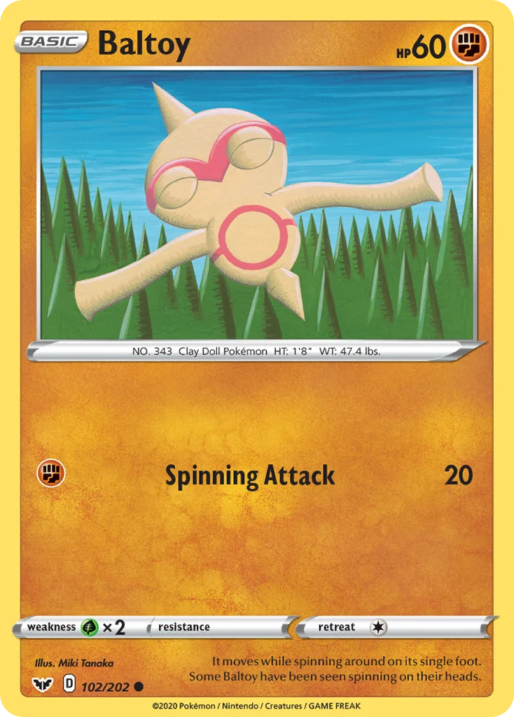 Baltoy Pokemon card