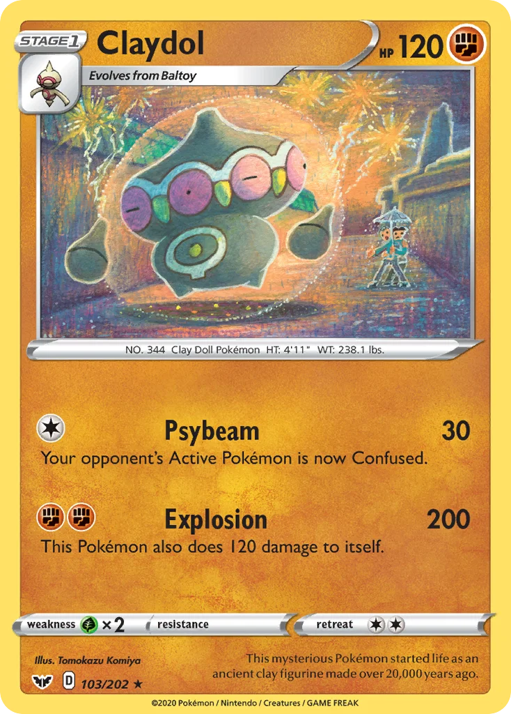 Claydol Pokemon card