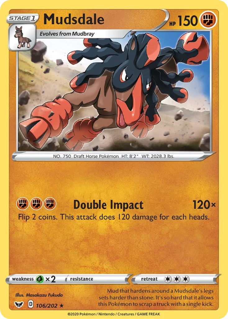 Mudsdale Pokemon card