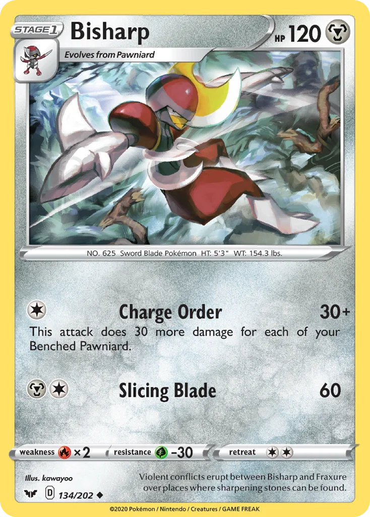 Bisharp Pokemon card