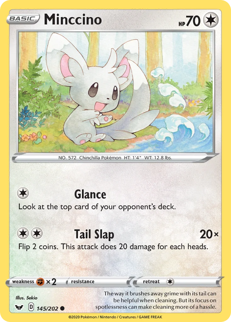Minccino Pokemon card