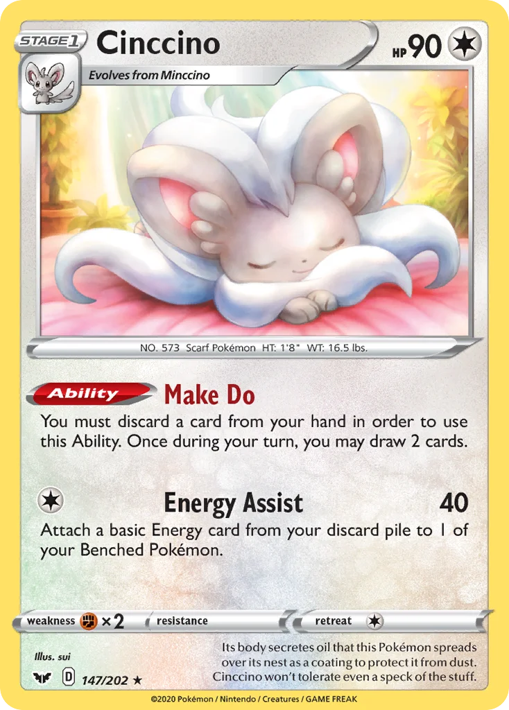 Cinccino Pokemon card