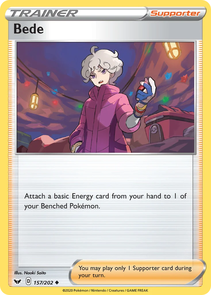 Bede Pokemon card