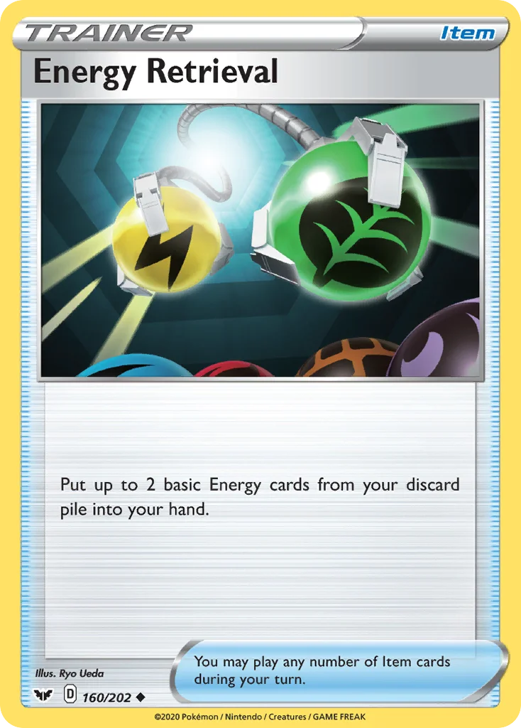 Energy Retrieval Pokemon card