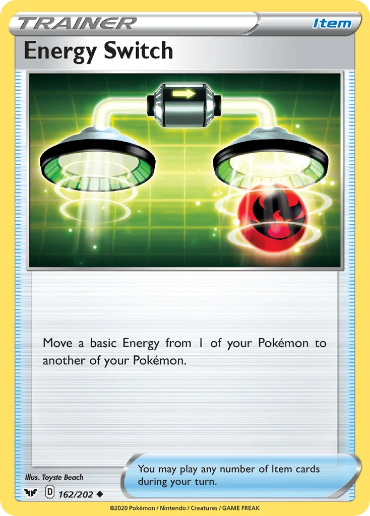 Energy Switch Pokemon card