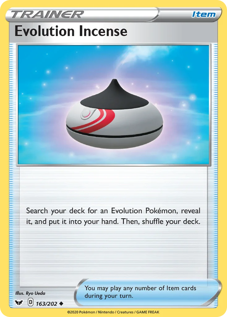 Evolution Incense Pokemon card