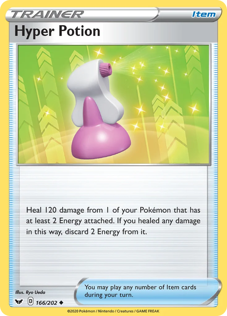 Hyper Potion Pokemon card