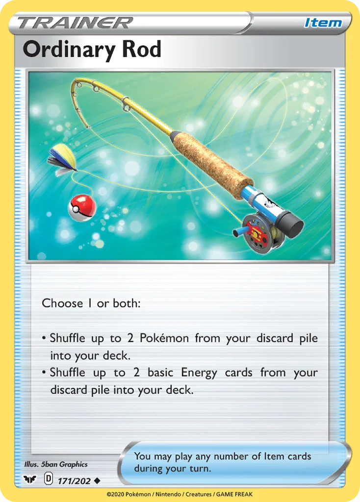 Ordinary Rod Pokemon card