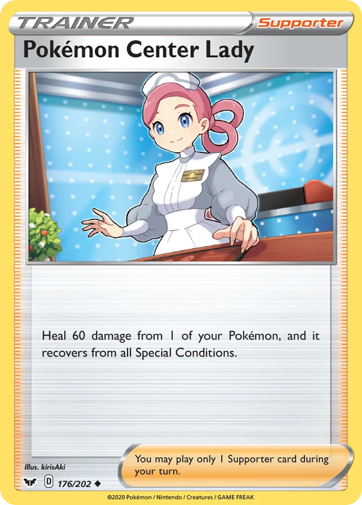 Pokémon Center Lady Pokemon card