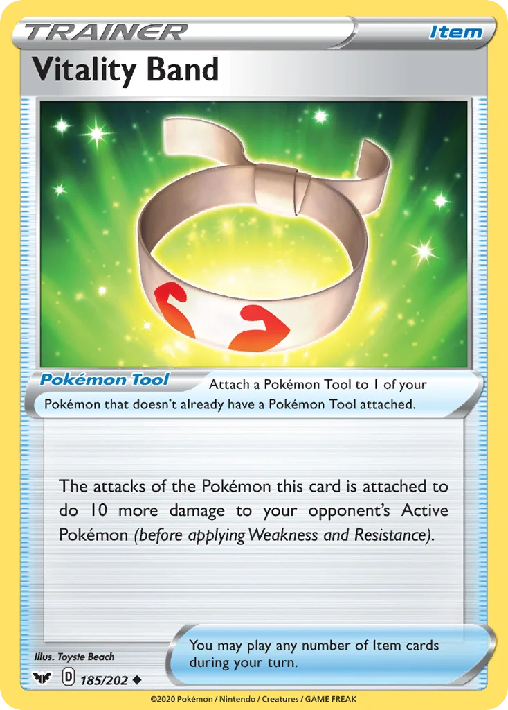Vitality Band Pokemon card