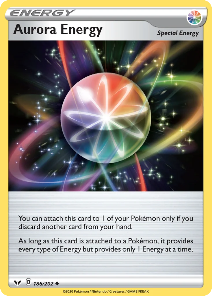Aurora Energy Pokemon card