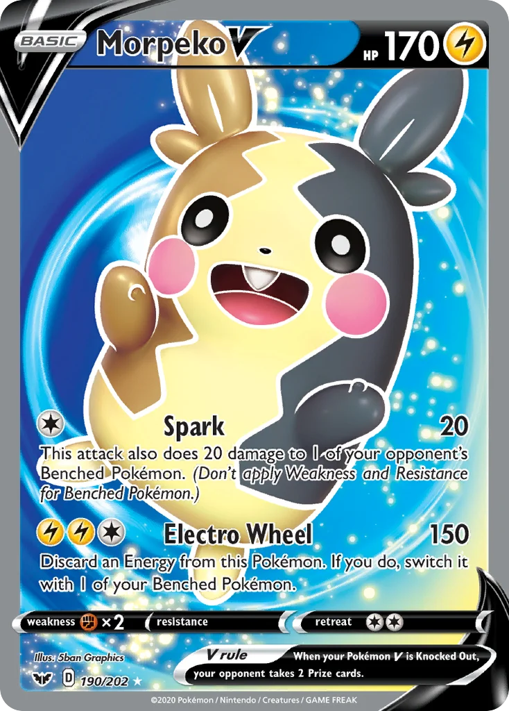 Morpeko V Pokemon card