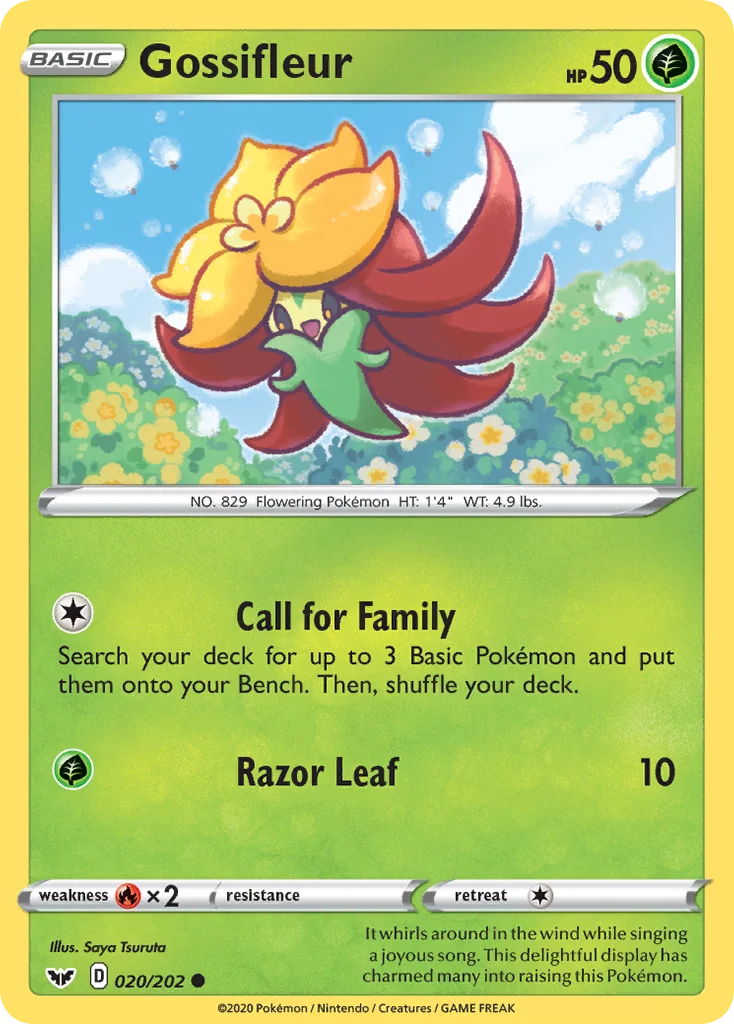 Gossifleur Pokemon card