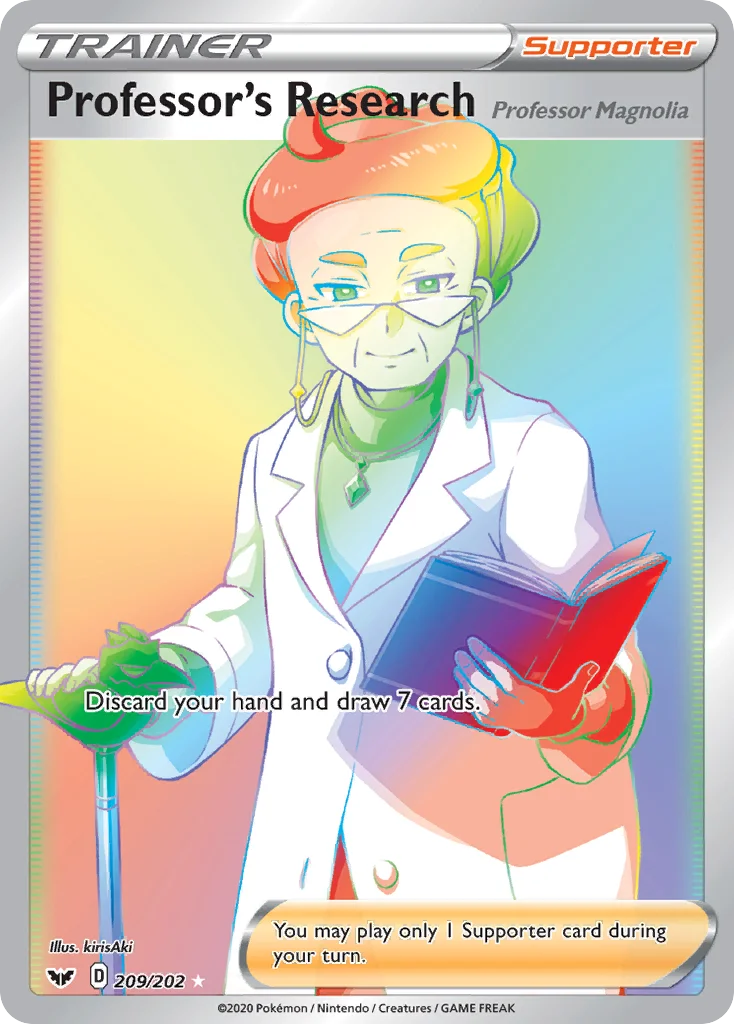 Professor's Research (Professor Magnolia) Pokemon card